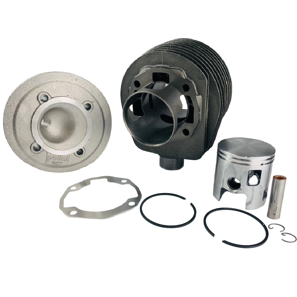 Cylinder Kit Polini Grey Cast Iron Sport 115 Ccm 57.5 Mm For Ape 50 - View #6