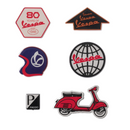 Vespa 80th Globo Sticker Set