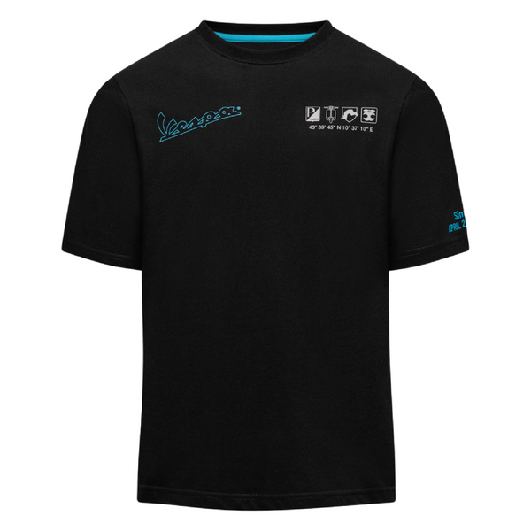 Vespa Dec Black Tee