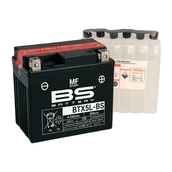 バイクバッテリー　BTX5L-BS