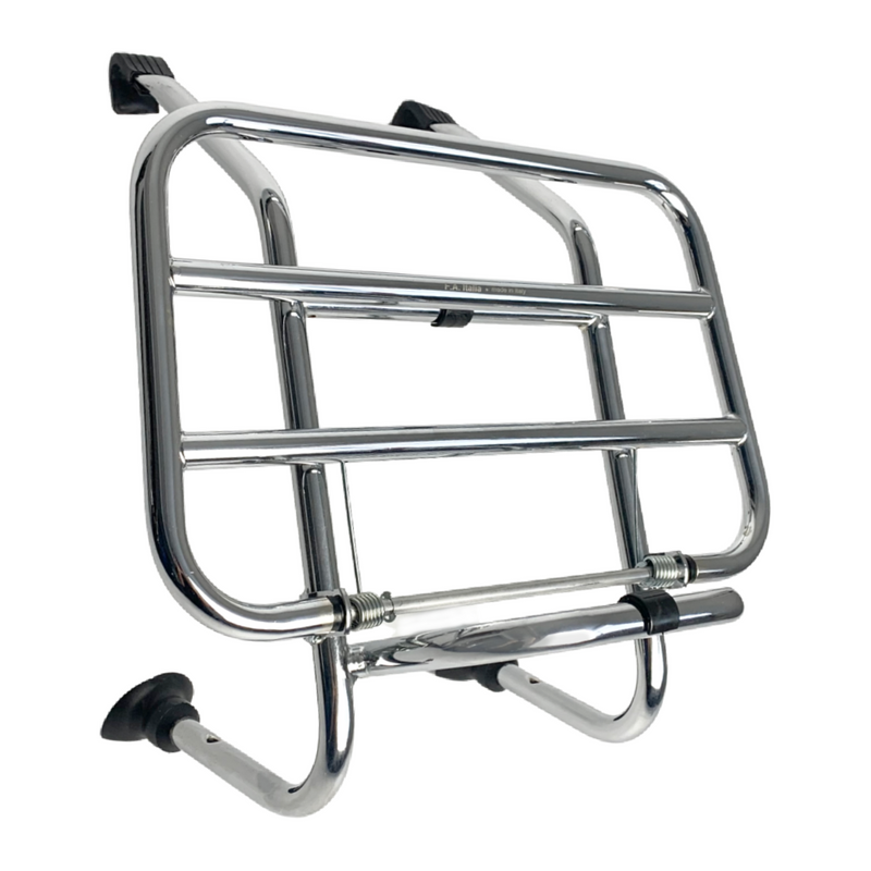 F.A. ITALIA Vespa Chrome Front Luggage Rack PX, T5, Lambretta (series 1-3) LI, LIS, SX, TV