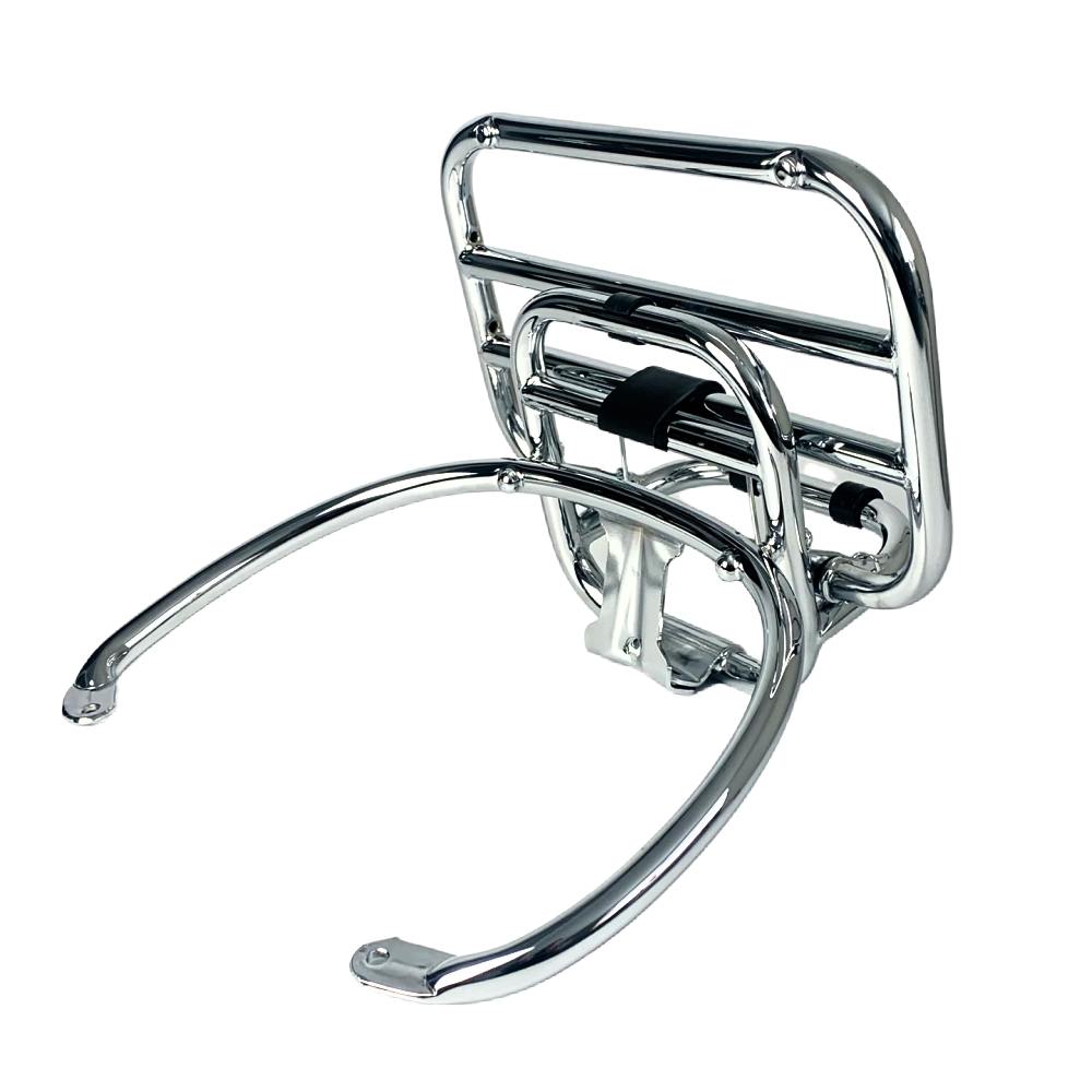 Vespa Rack Piaggio Vespa GTS/GTV Chrome Rear Folding Rack