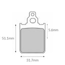 Grimeca Vespa PX/T5/LML (1998-2010) Piaggio SKR125, SKR150 (1993-1997) Front Brake Pads