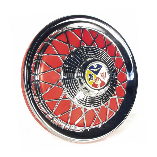 Cuppini Vespa Wheel Disc Red (10'' Rim) PX, T5, LML, Sprint, GS etc